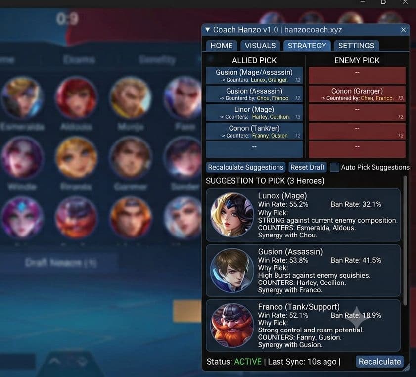 Coach Hanzo v1.0 - Concept